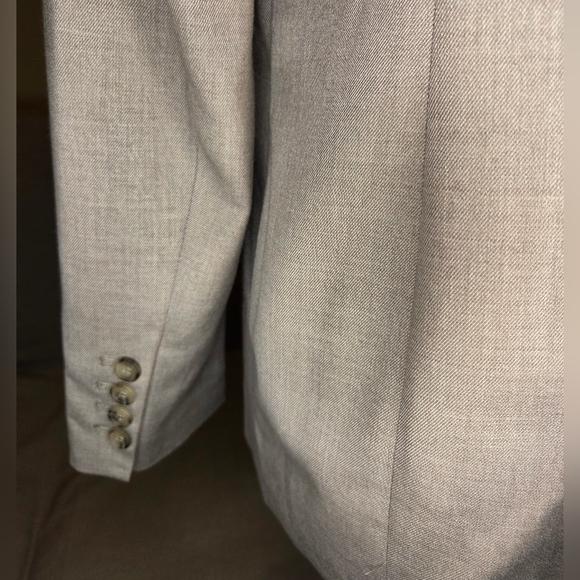 NWOT Jones New York Collection Double-Breasted Men's Blazer - Gray - Size 6 - Picture 3 of 3